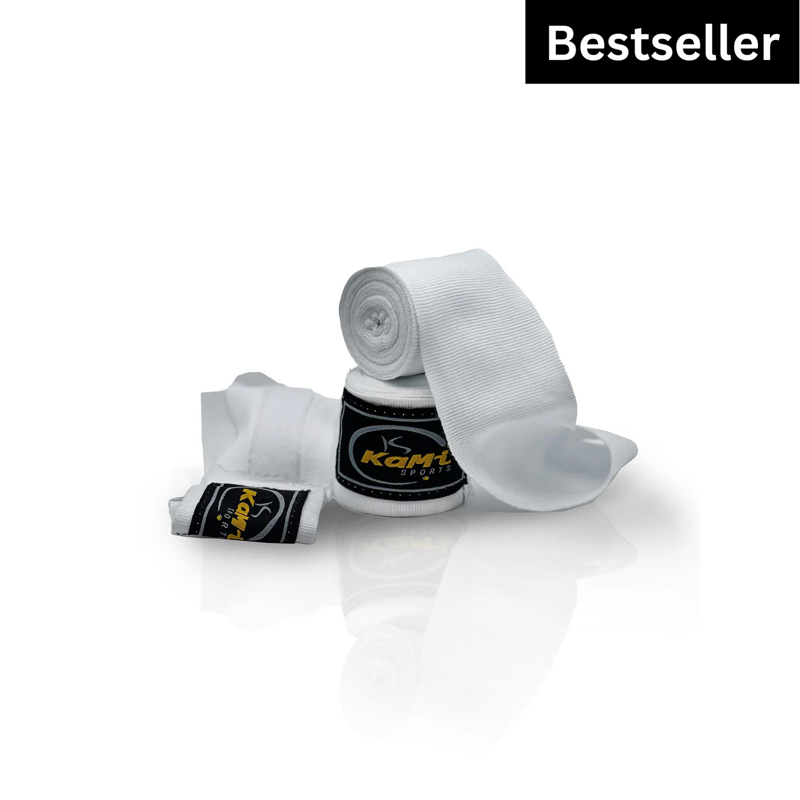 Boxbandage in weiß, mit Klettverschluss. Bestseller