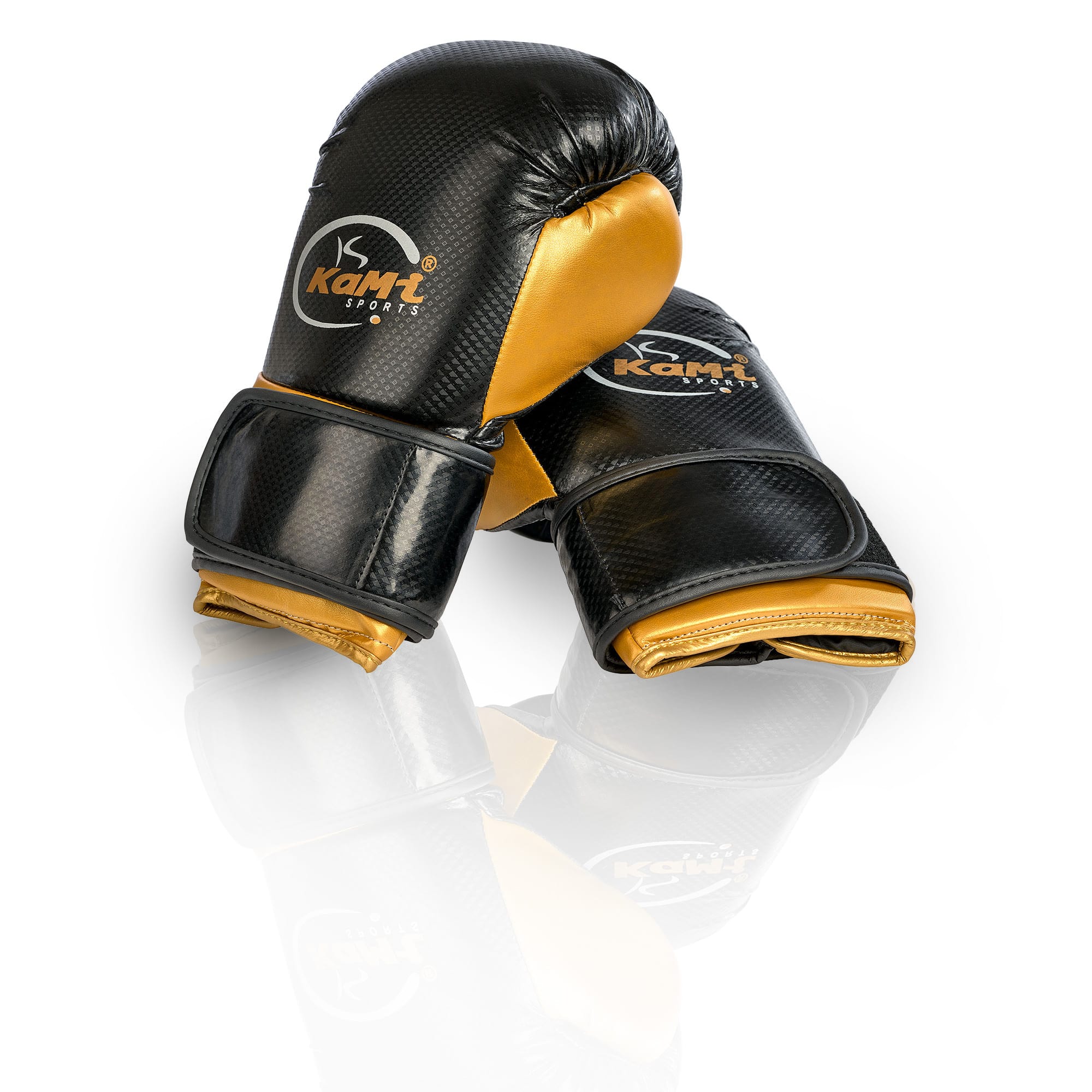 Hochwertige PU-Leder Boxhandschuhe in Karbon-Optik, optimal für Training und Sparring, komfortable Polsterung, geeignet für alle Kampfsportarten