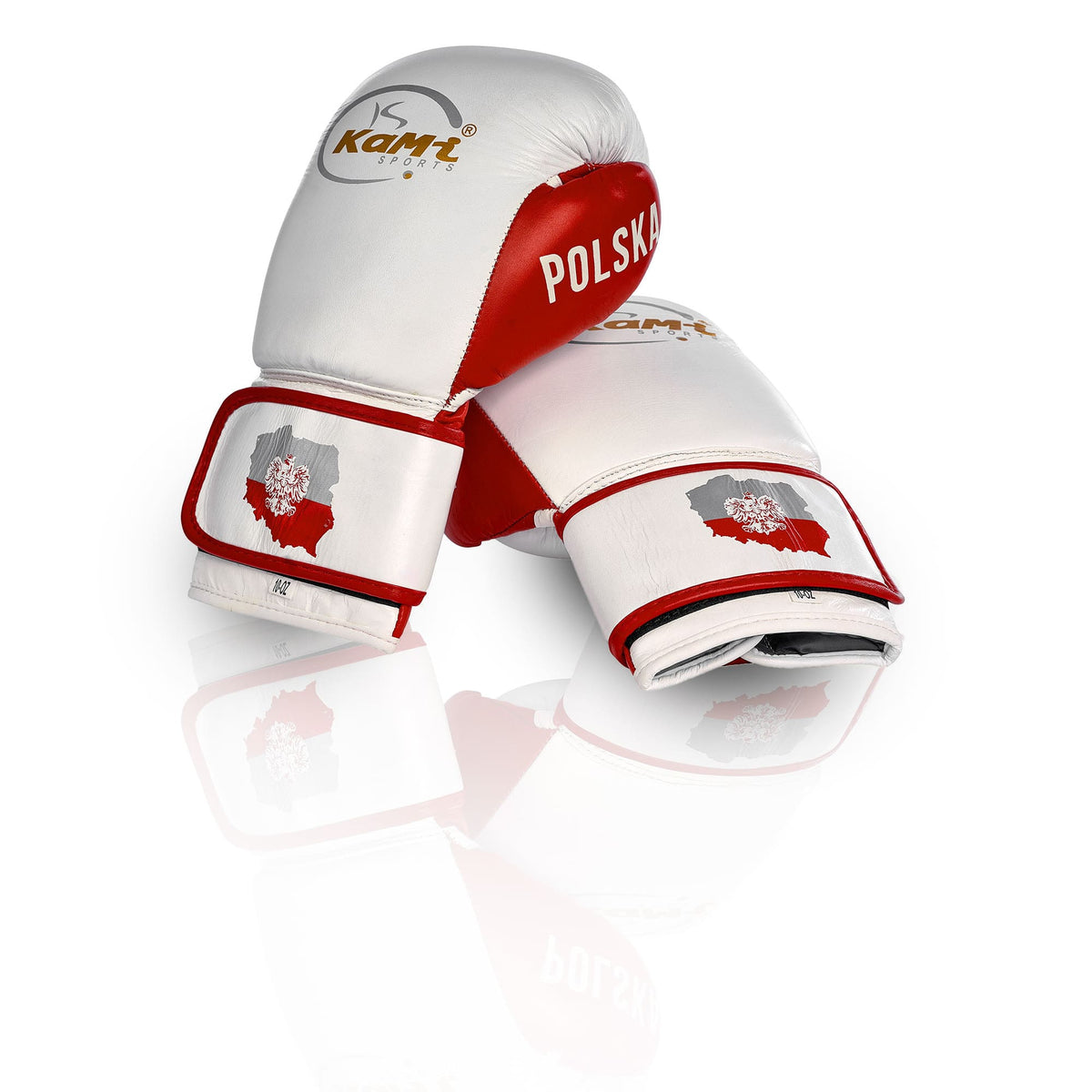 Premium Boxhandschuhe aus Echtleder mit polnischer Flagge, ideal für alle Altersgruppen, fortschrittlicher Schutz, elegantes Design